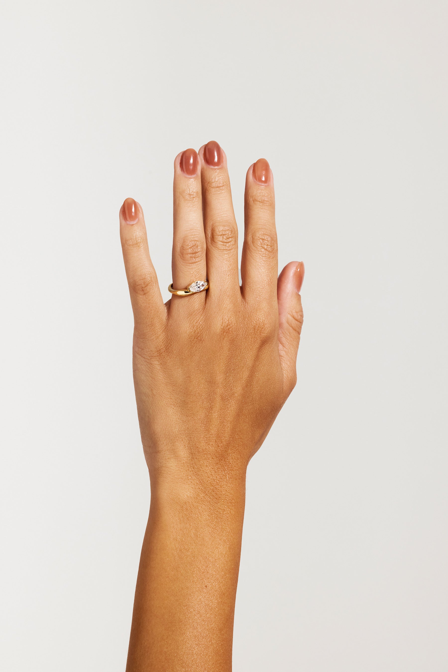 Lola 1.04ct East West Marquise Solitaire Engagement Ring