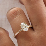 Grace 1.26ct Oval Diamond Band Engagement Ring