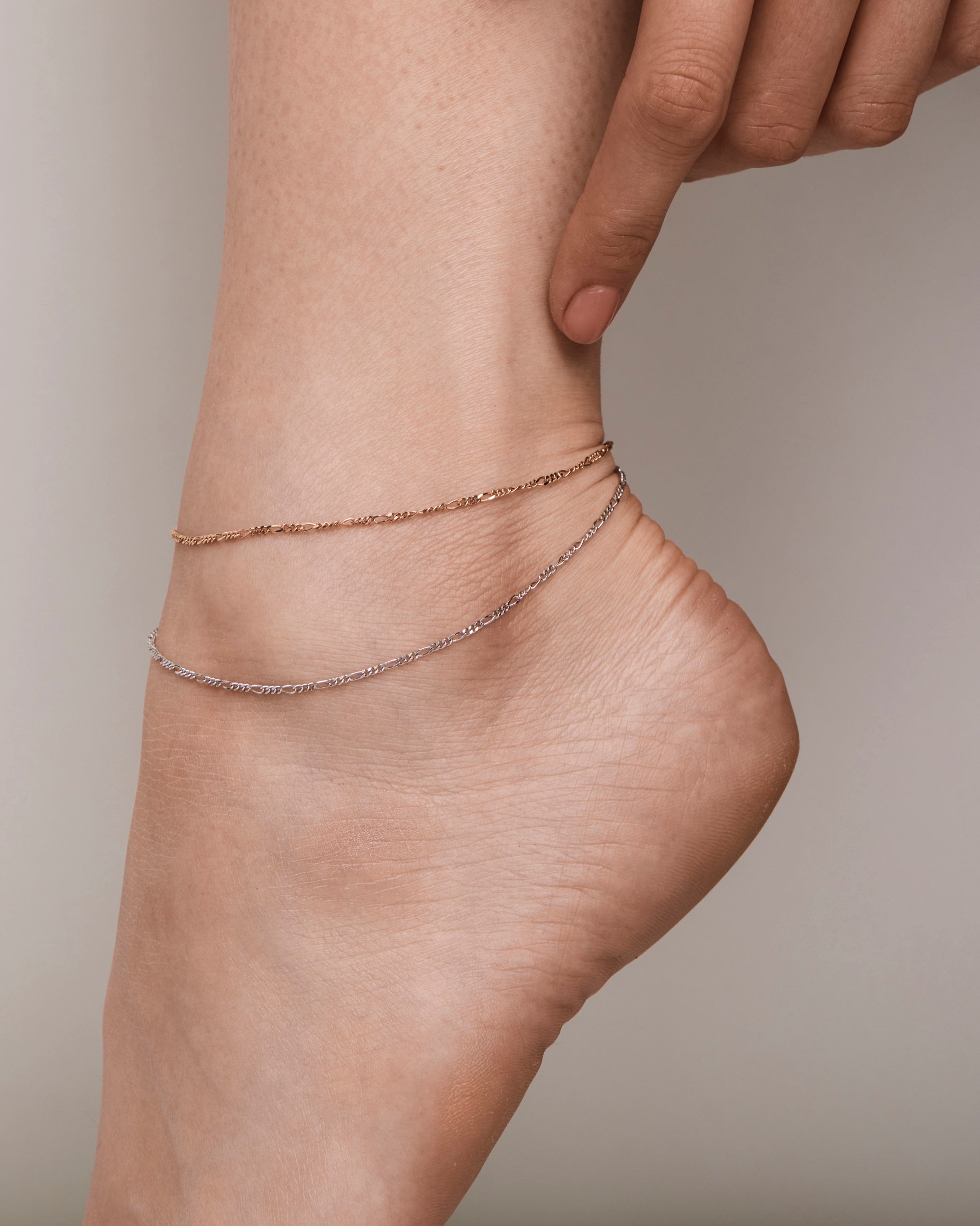 Linked for Life Figaro Chain Anklet