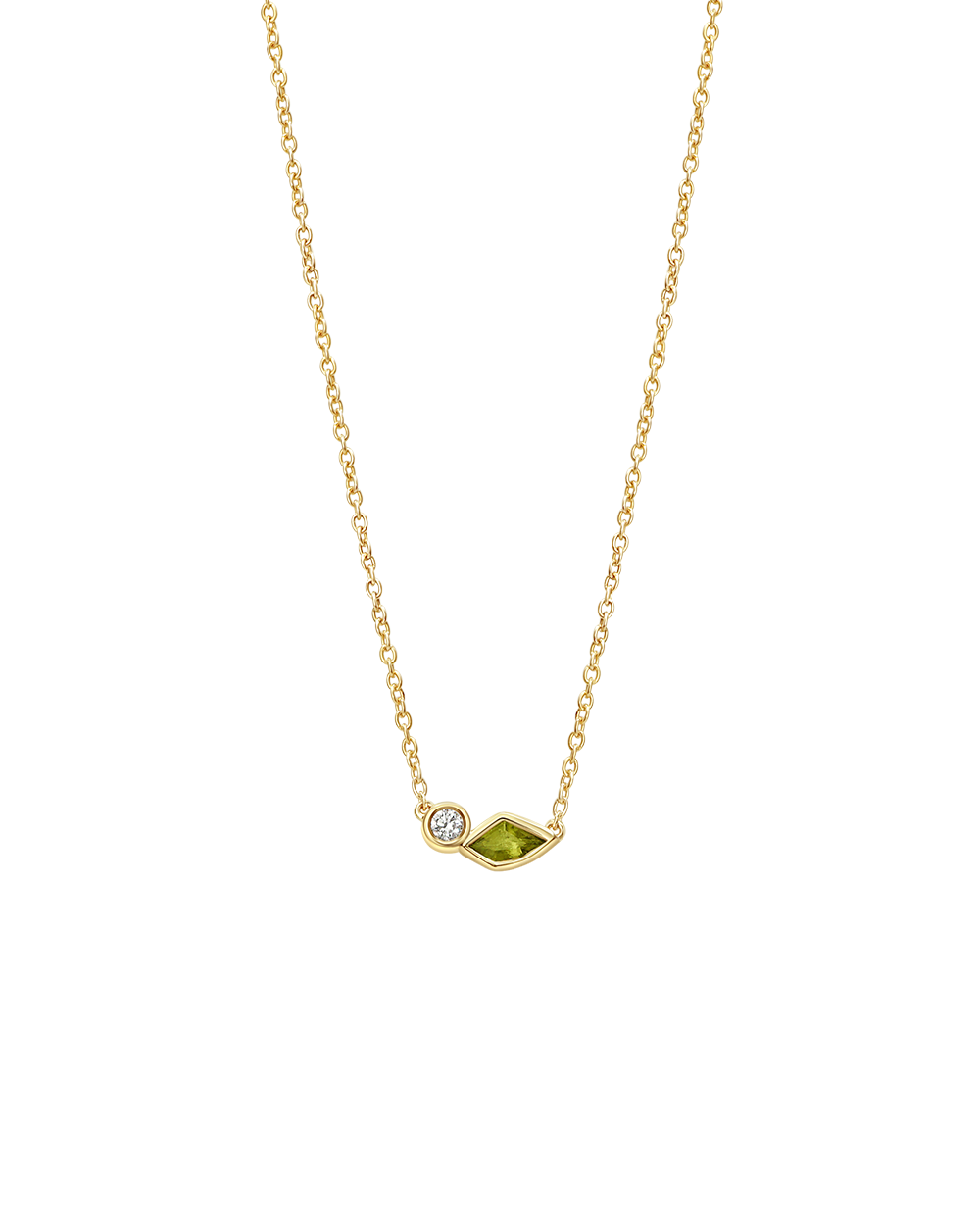 Isla Parti Sapphire Toi et Moi Necklace