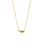Isla Parti Sapphire Toi et Moi Necklace