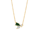 Aster Cluster Parti Sapphire Necklace
