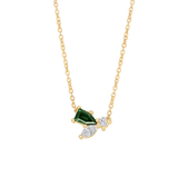 Aster Cluster Parti Sapphire Necklace