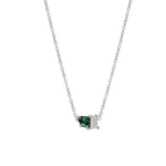 Elara Parti Sapphire Toi et Moi Necklace