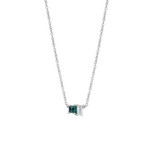 Fleur Toi et Moi Parti Sapphire Necklace