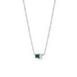 Fleur Toi et Moi Parti Sapphire Necklace