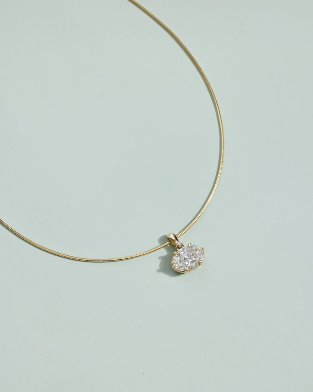 Victoria Oval Diamond Necklace