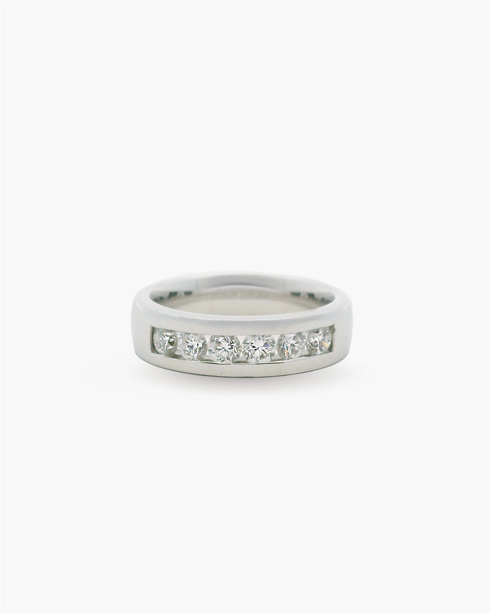 Channel Set Diamond Band