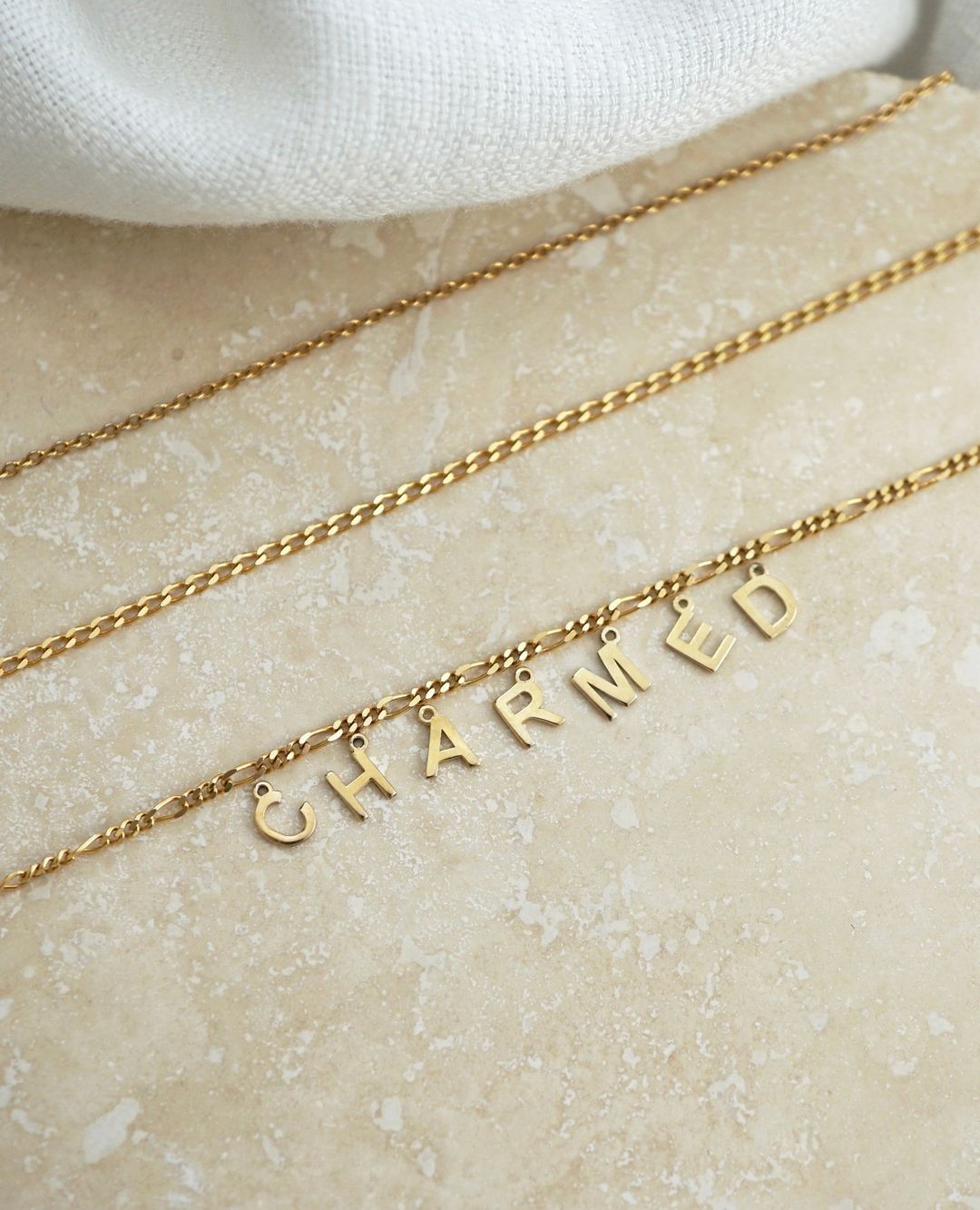 Linked for Life Initial Charm