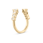 Elodie Round & Pear Bezel Wrap Ring