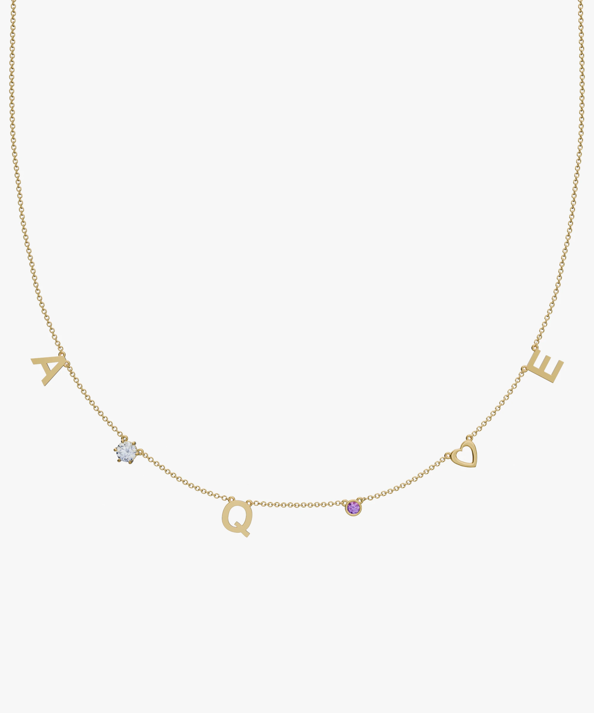 Personalised Charm Necklace