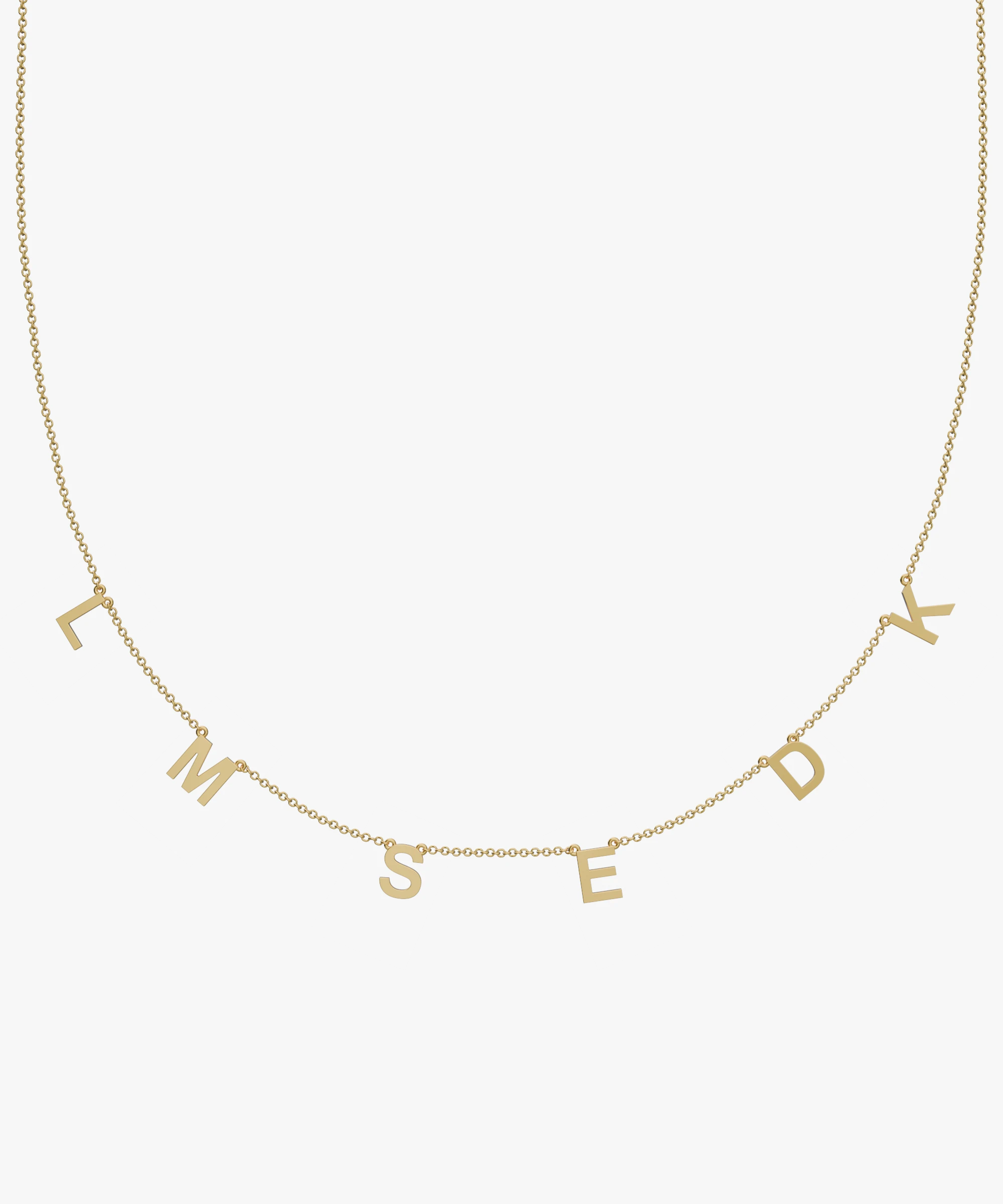 Personalised Charm Necklace
