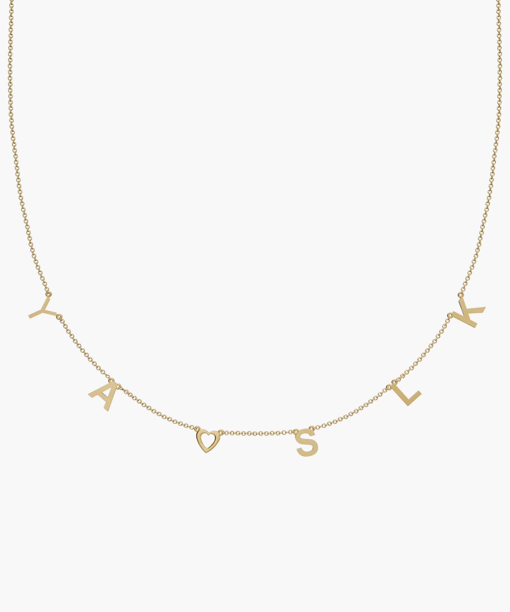 Personalised Charm Necklace