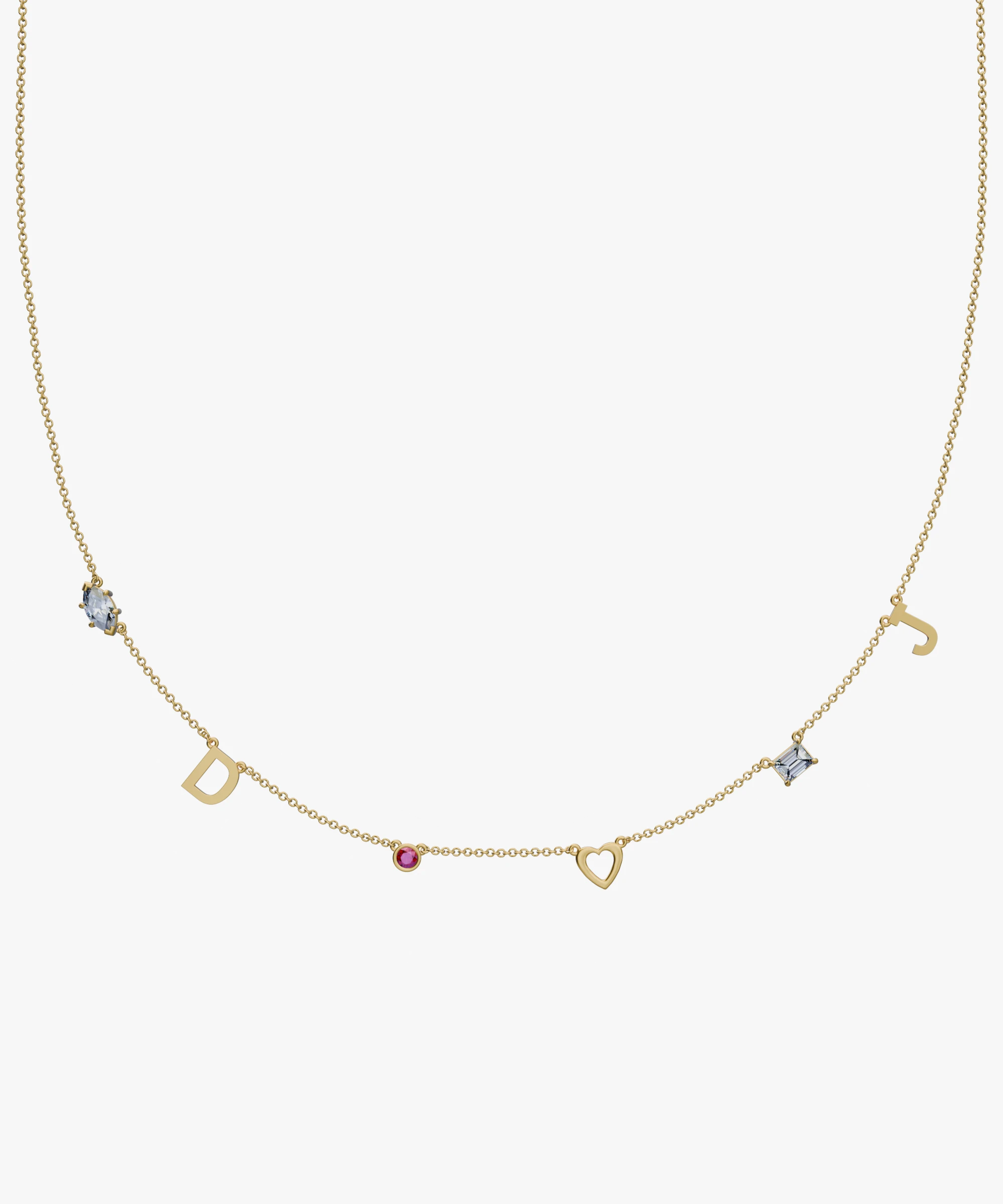 Personalised Charm Necklace
