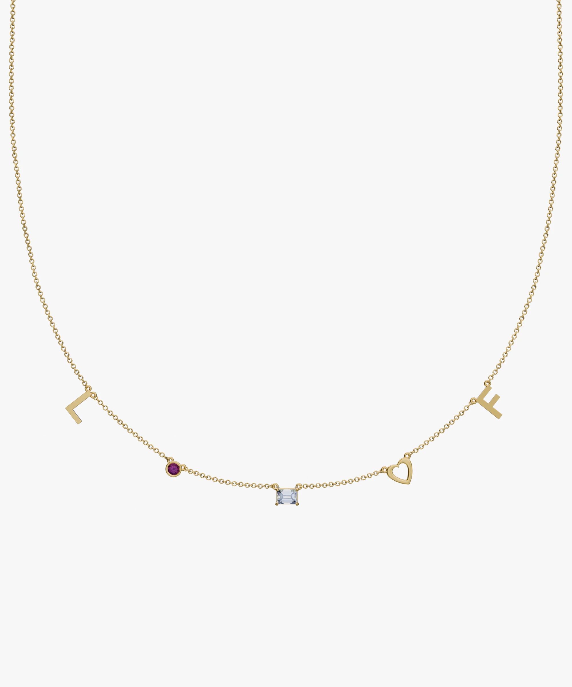 Personalised Charm Necklace