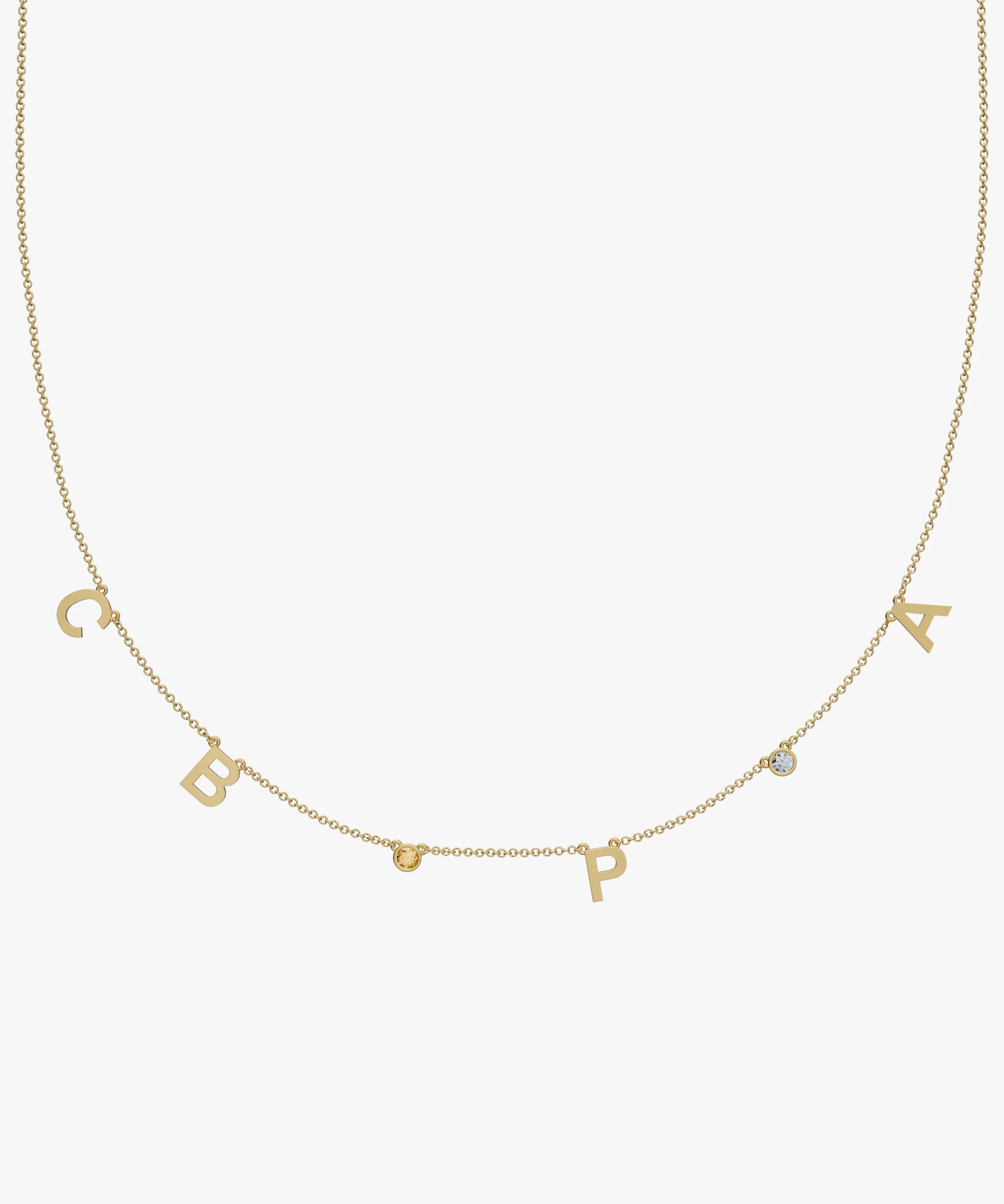 Personalised Charm Necklace