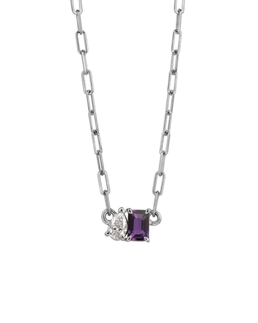 Bridget Large Toi et Moi Necklace