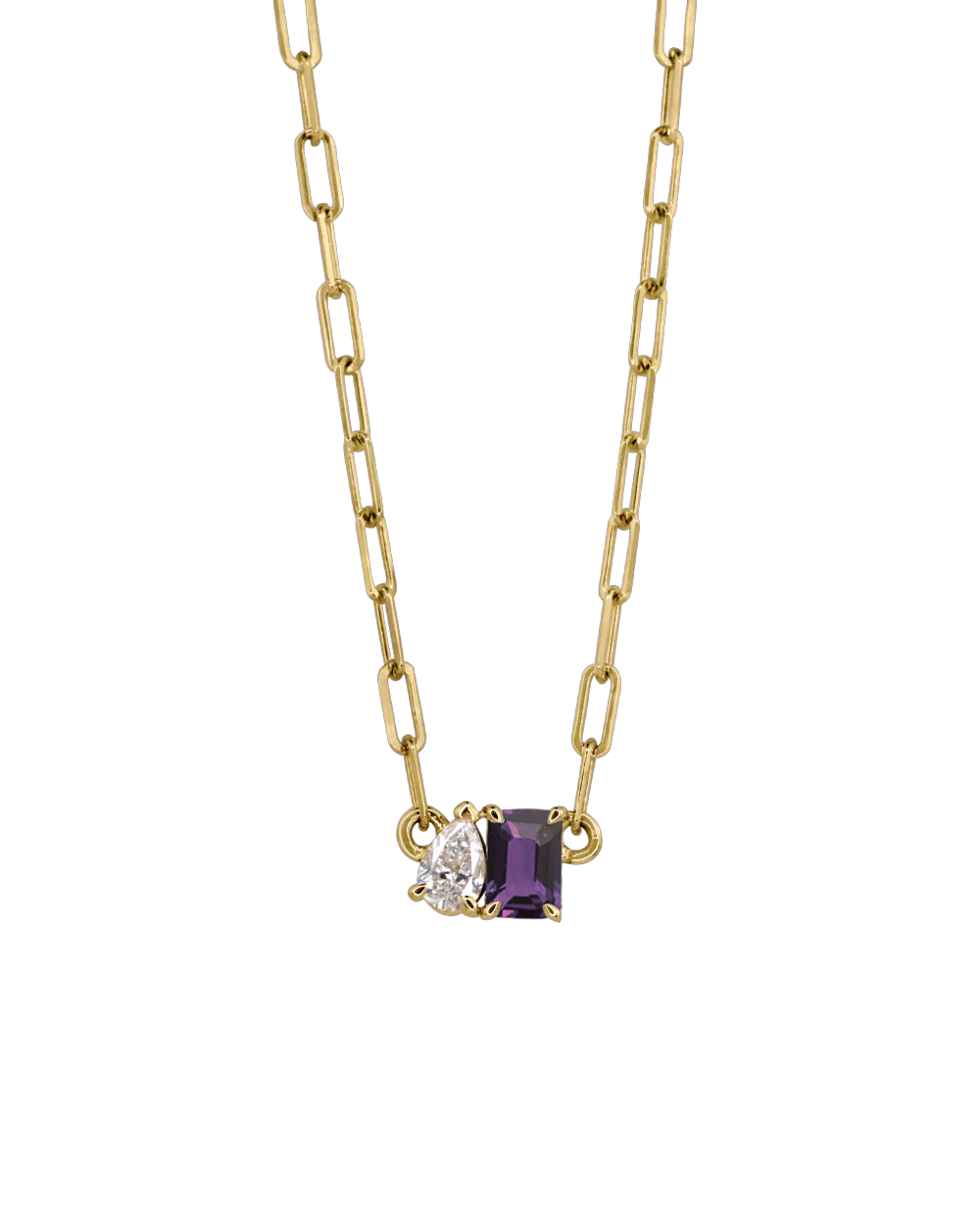 Bridget Small Toi et Moi Necklace