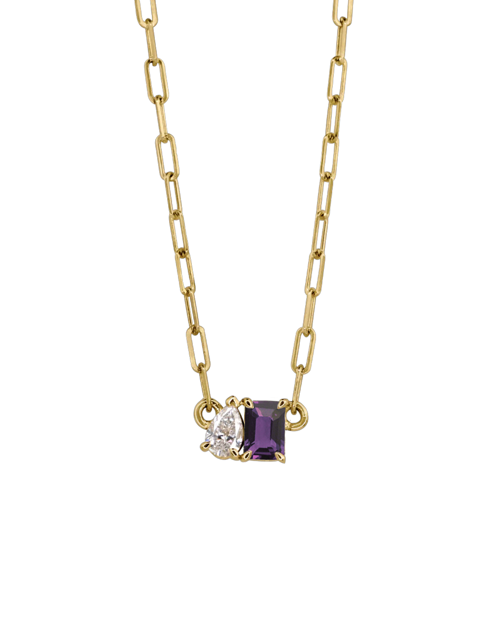 Bridget Large Toi et Moi Necklace