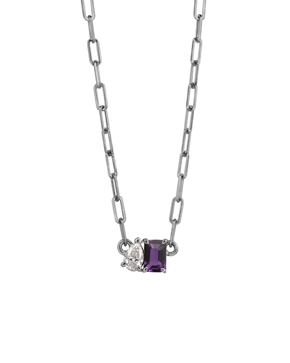 Bridget Small Toi et Moi Necklace