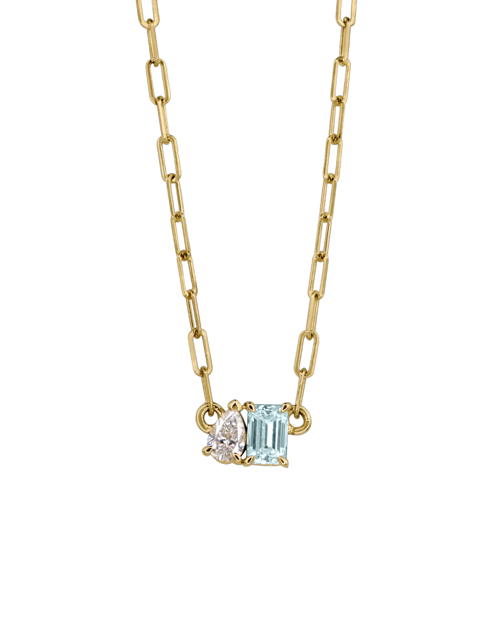 Bridget Large Toi et Moi Necklace