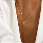 Aster Cluster Parti Sapphire Necklace
