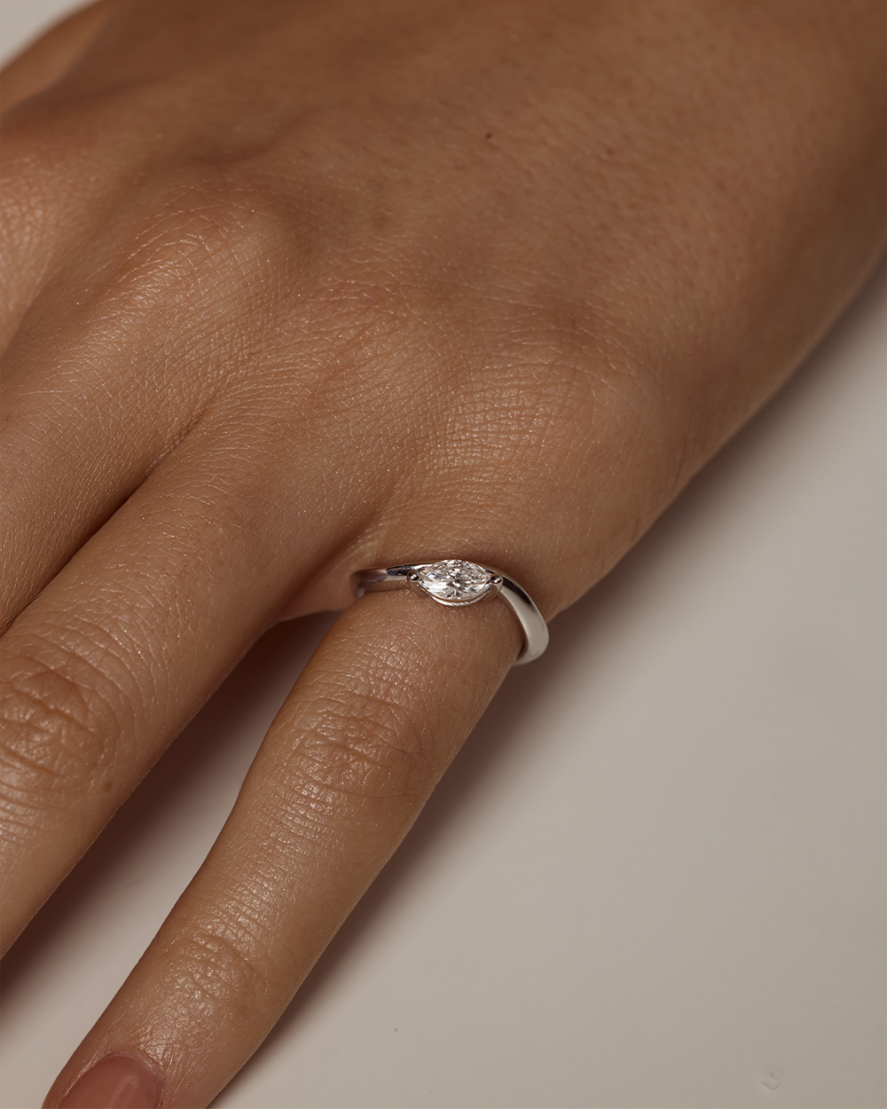 Astra Marquise Pinky Ring