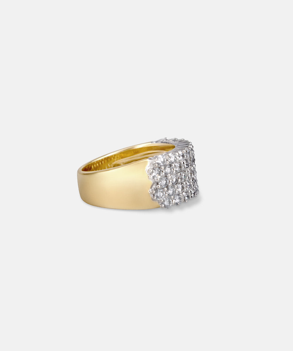 Bold Diamond Band - Two Tone