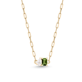 Bridget Tourmaline Toi et Moi Necklace