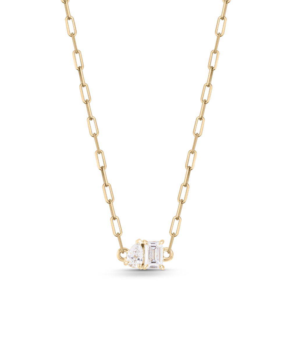 Bridget Diamond Toi et Moi Necklace
