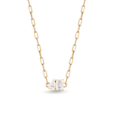 Bridget Diamond Toi et Moi Necklace