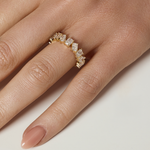 Odette Radiant Diamond Band