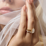 Odette Pear Diamond Band