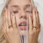 Elodie Round & Pear Bezel Wrap Ring