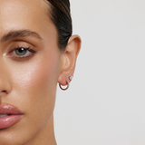 Pear Diamond Earrings - Claw