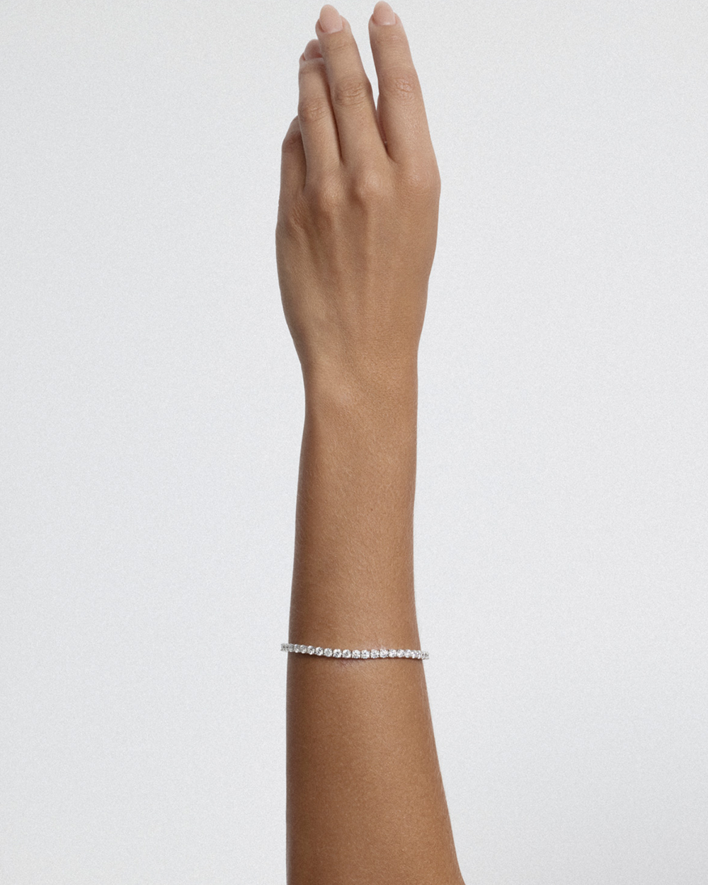 Half Bezel Tennis Bracelet 5.66ct