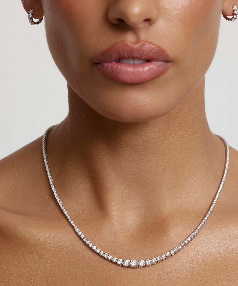 Graduating Tennis Necklace