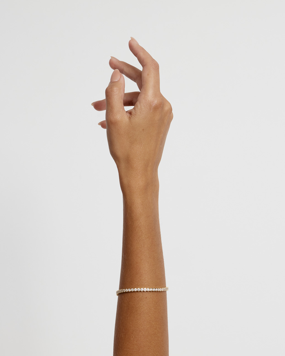Half Bezel Tennis Bracelet 5.66ct