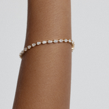 Pear Diamond Tennis Bracelet 5.81ct