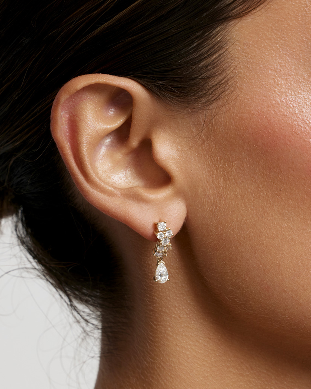 Dorsa Diamond Drop Earrings
