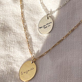 Oval Disc Pendant