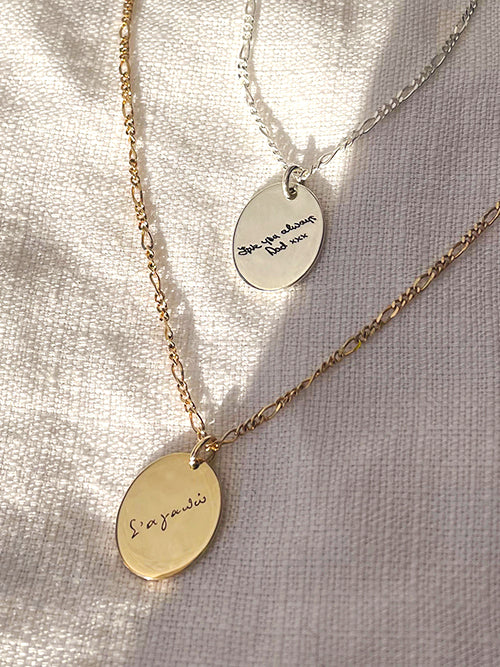 Oval Disc Pendant