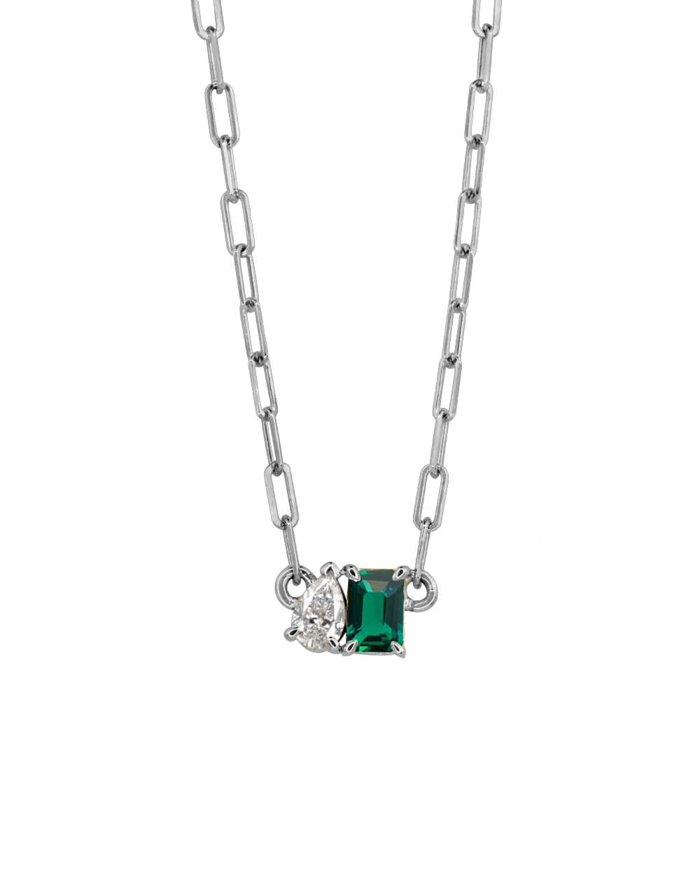 Bridget Large Toi et Moi Necklace