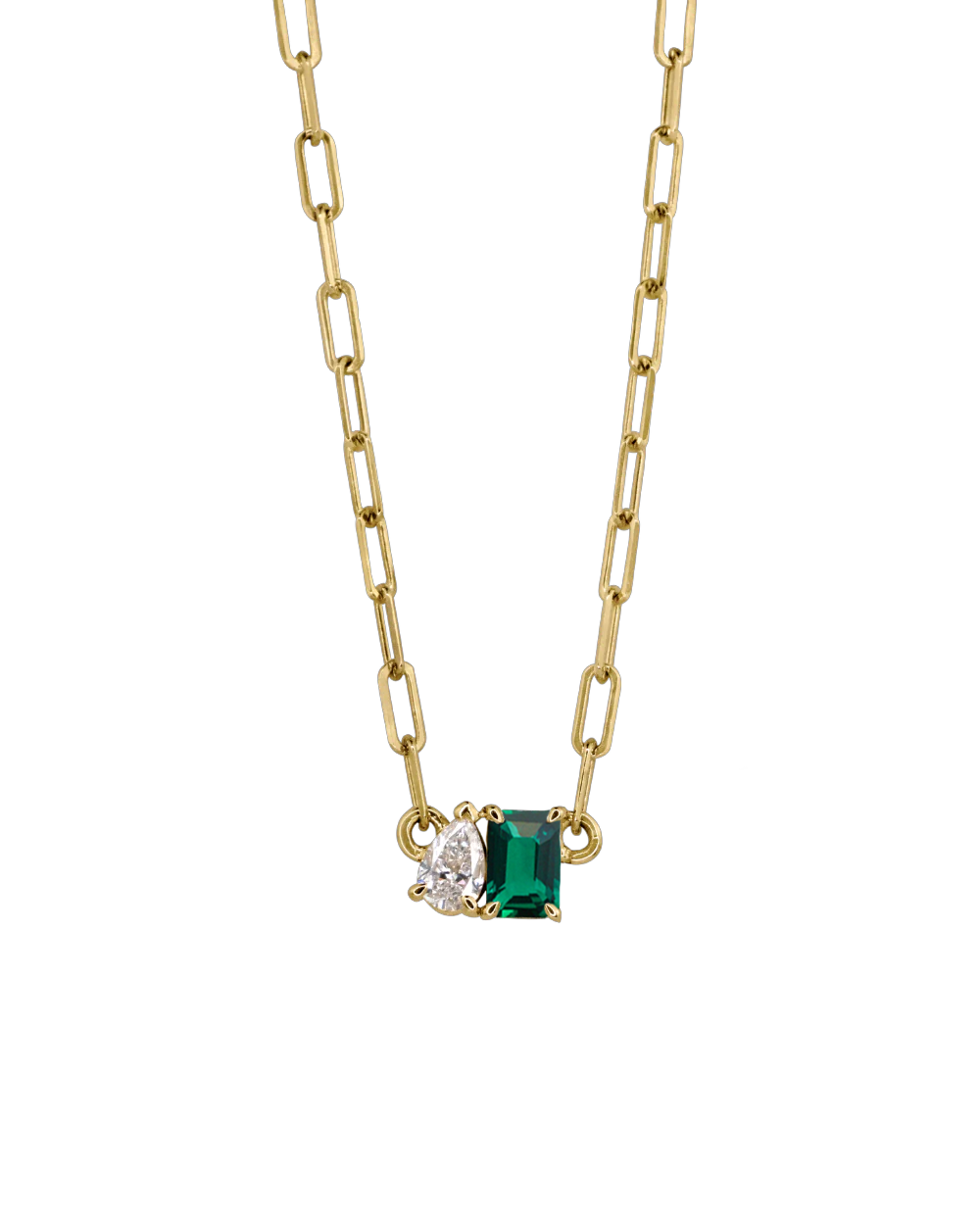 Bridget Small Toi et Moi Necklace