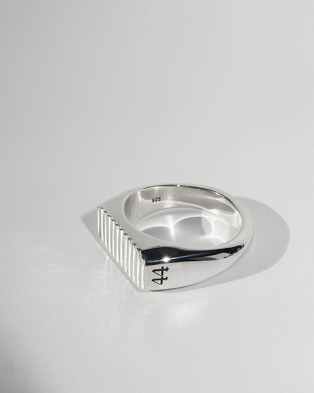 Groove Signet Ring