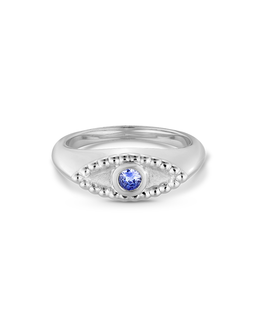 Evil Eye Signet Ring