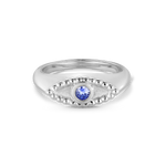 Evil Eye Signet Ring