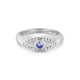 Evil Eye Signet Ring