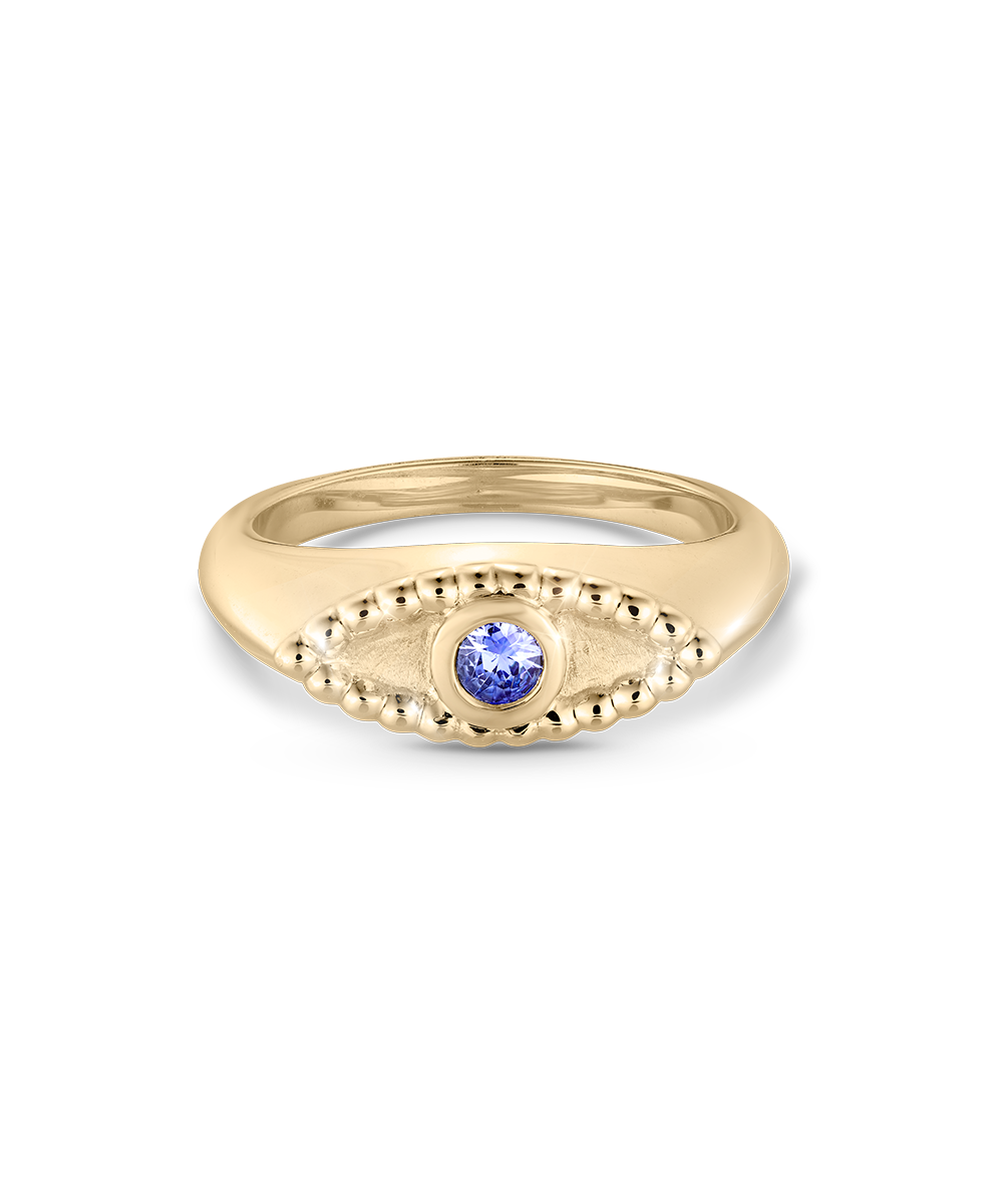 Evil Eye Signet Ring