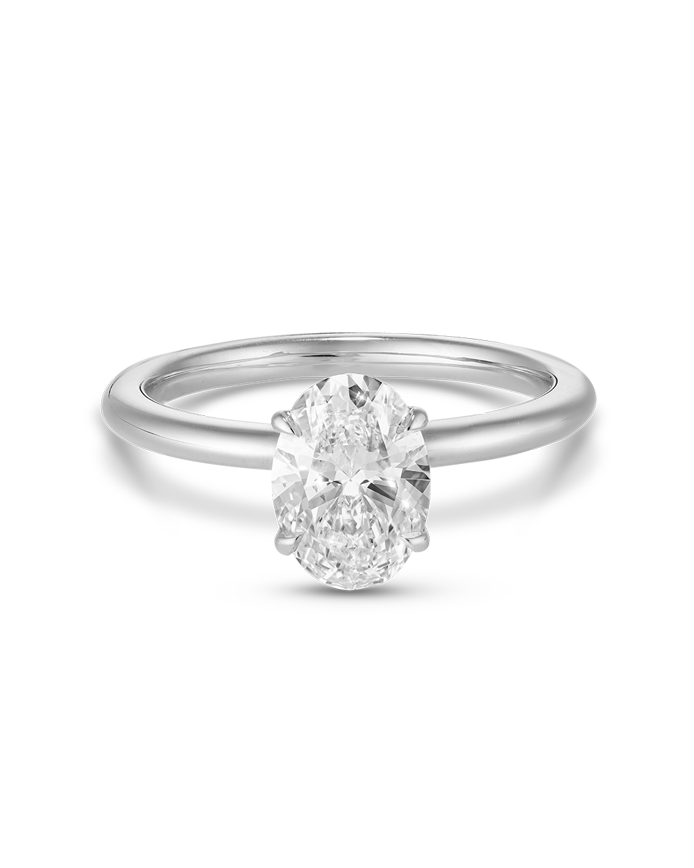 Grace 1.5ct Oval Diamond Engagement Ring